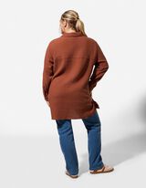 Bluse - Musselin - dunkelrot