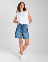 Shirt - Ronde hals - wit