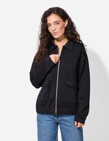 Jachetă sport - Fermoar - Negru