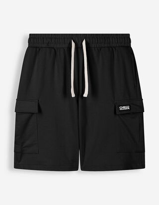 Cargoshorts - Sweat - schwarz