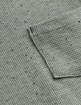 Langarmshirt - Waffelstruktur - gr&uuml;n