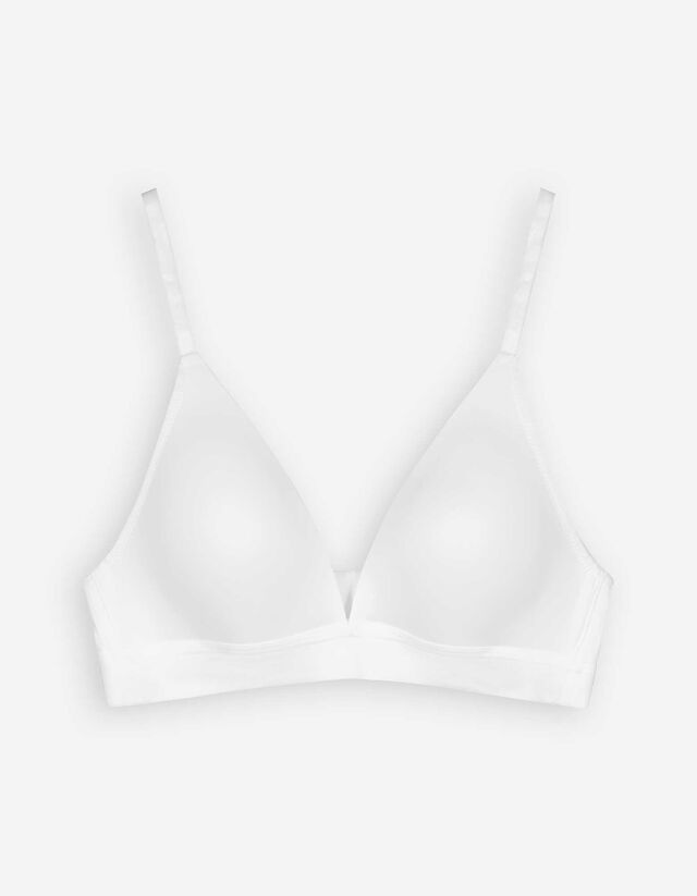 Reggiseno morbido - Coppe imbottite - bianco