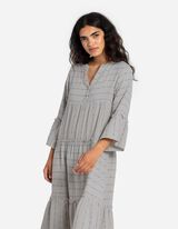 Maxi-jurk - Mousseline - beige