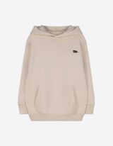 Hoodie - Kangurutasche - beige