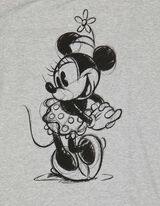 Dlh&yacute; pul&oacute;ver - Minnie Mouse - svetloseda