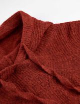 Trui - Grof breisel - donkerrood