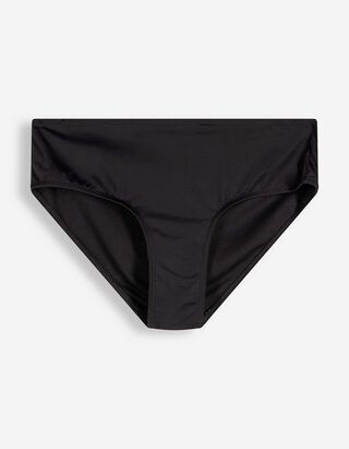 Bikinislip - einfarbig - schwarz