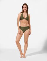 Badehose - Strukturiertes Material - Khaki