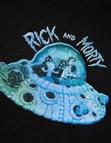 Hoodie - Rick and Morty - zwart