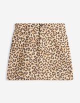 Midirock - Leopardenmuster - Beige