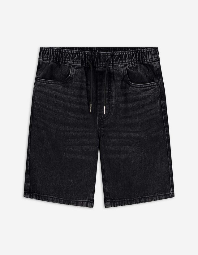 Bermuda  - black denim - schwarz