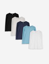 Langarmshirt - 5er-Pack