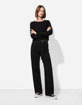 Jeans - Straight Fit - schwarz