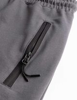 Bermudy  - Potisk - tmave seda