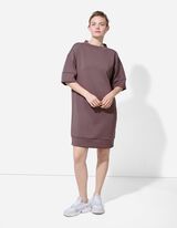 Abito blusato - Tinta unita - marrone