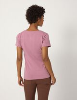 T-shirt - Percentuale di tessuto elasticizzato - Rosa chiaro