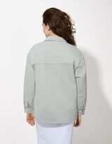 Shacket - Oversized Fit - verde scuro