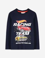 Langarmshirt - Hot Wheels - dunkelblau