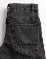 Cargo kalhoty - Na&scaron;it&eacute; kapsy - cern&aacute;