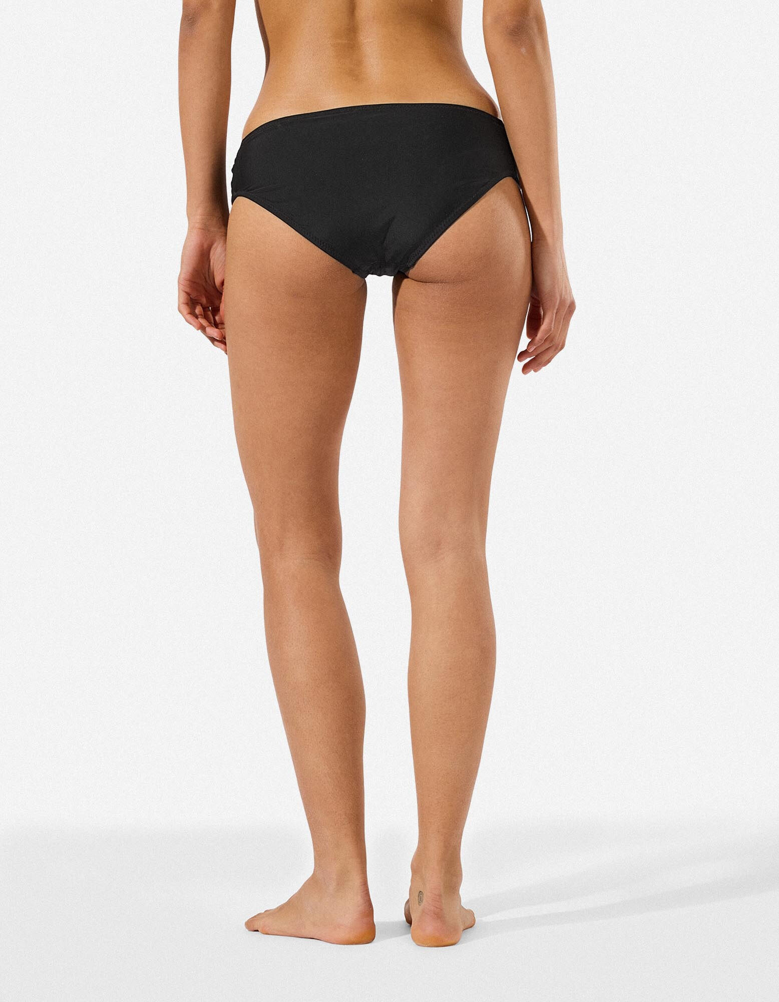 Badehose - einfarbig - schwarz