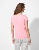 T-shirt - Borduursels - pink