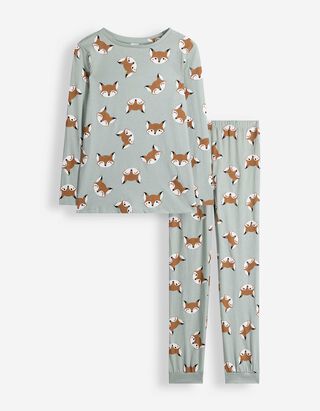 Pyjama set van shirt en broek - Print all-over - Mintgroen