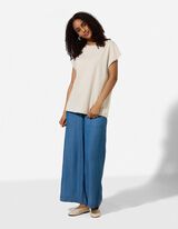 Pullover - Oversized Fit - Beige