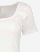 Damen T-Shirt - Eckiger Ausschnitt