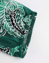 Hosszú ruha - LENZING™ ECOVERO™ - sötétzöld