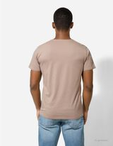 Tricou - Decolteu gât - Maro deschis