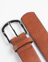 pasek - ekoskóra - brazowy