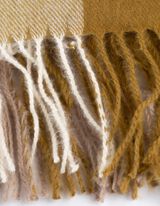 Šála - Károvaný vzor - zelena