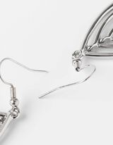 Ohrringe - einfarbig - silberfarben