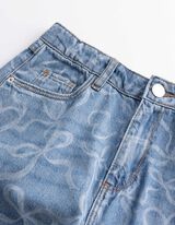 Jeans - Laserprint - Lichtblauw