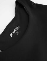 Top cropped - Morbido al tatto - nero