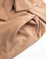 Kelnės - Viskozės mi&scaron;inys - smelio spalvos