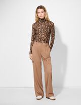 Hosszú ujjú felső - Garbónyakú - feher