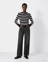 Jeans - Wide Fit - Grau