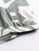 Langarmshirt - Allover-Print - Gr&uuml;n