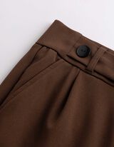Culotte - Jogger Fit - Dunkelbraun