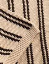 Poloshirt - Streifen - beige