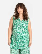 Ingblúz - LENZING™ ECOVERO™ - zold