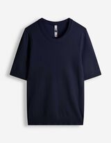 Pullover - Kurze &Auml;rmel - Dunkelblau