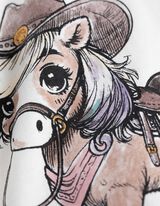 Bluză de corp cu mânecă lungă - Bumbac - Alb