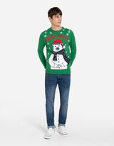 Megztinis - Kalėdos - zalias