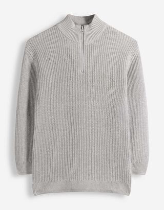 Troyer - Oversized fit - Lichtgrijs