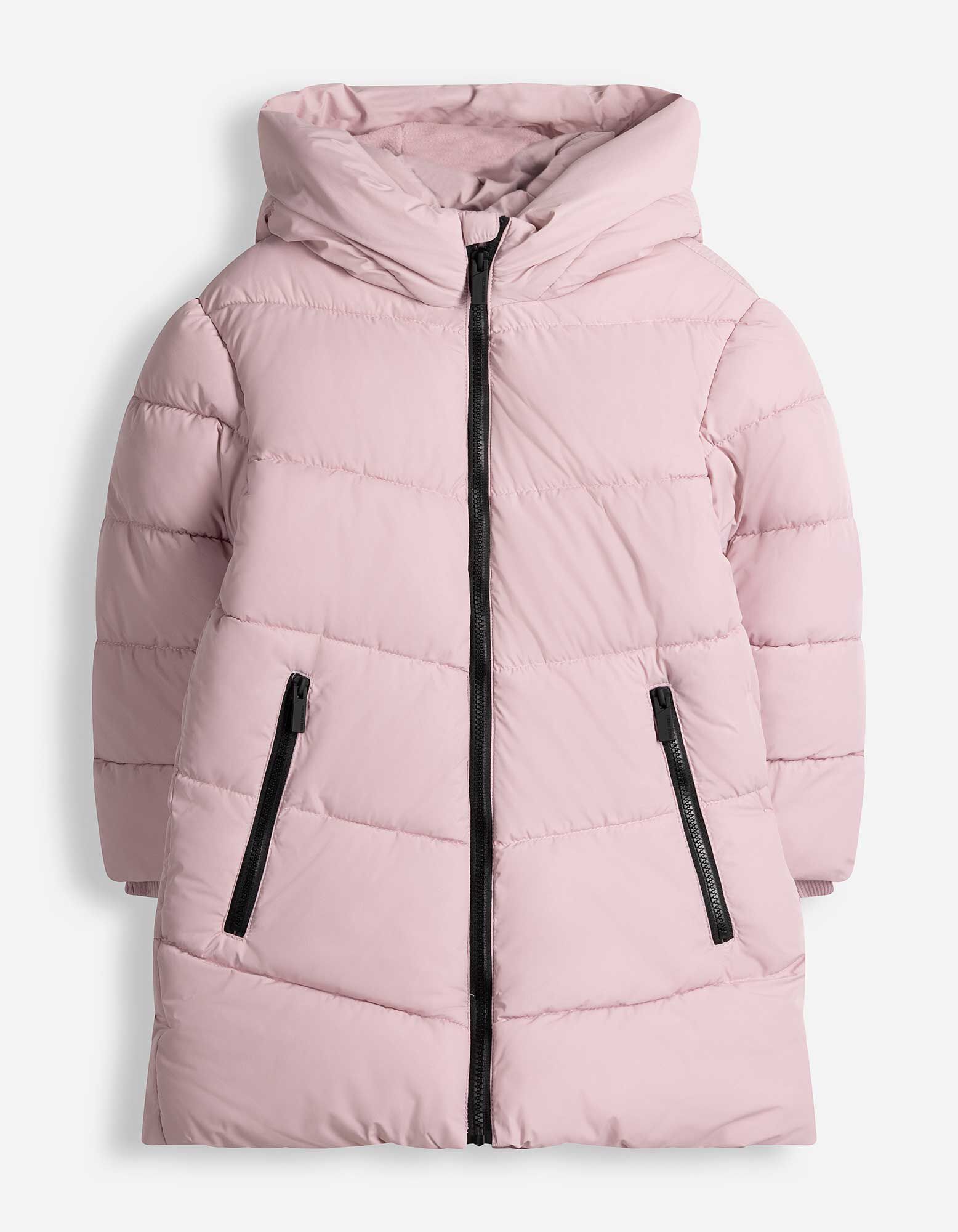 Steppmantel - Kapuze - Rosa