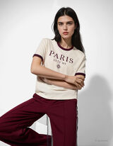 T-shirt - Stampa frontale - bianco