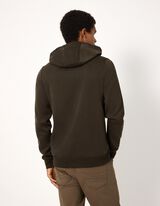 Sweatjacke - Kapuze - Khaki