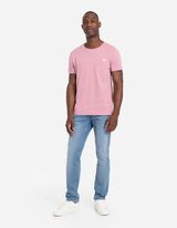 T-shirt - Poche-poitrine - Rose